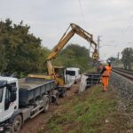 Kontrola polohy drapáku na kolovém rypadle s 2D nivelací Trimble